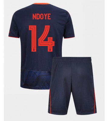 Nottingham Forest Dan Ndoye #14 Dětské Alternativní Dres 2025-26 Krátký Rukáv (+ trenýrky)